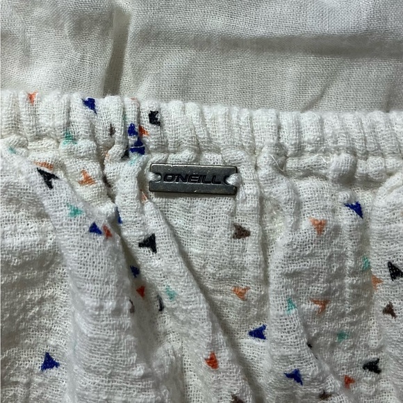 O' Neill Halter Maxi Dress Size Large 100% Cotton With Speckle Print - Picture 6 of 9